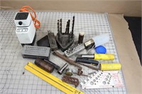 B&D Drill doctor & assorted drill bits