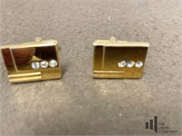 Gold Toned Cuff Links