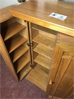 Neat Wooden Cabinet w/ Shelves