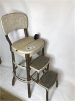 Vintage Kitchen Step Stool Chair