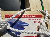 New/ Unused 200lbs Cast Iron Anvil
