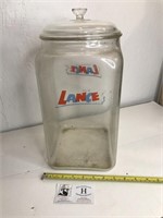 Tall Lance Cracker Jar - Chipped