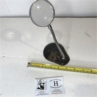 Vintage Small Desk Top Magnifying Glass