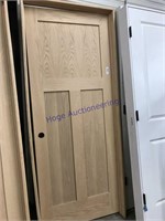 INTERIOR DOOR, UNFINISHED, 32 X 80", PRE-HUNG