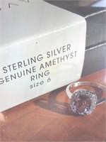 Avon Genuine Amethyst Ring-New