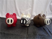 Collectable Plastic Piggy Banks