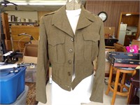 Korean War Military Jacket Wool 38R