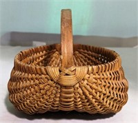 Vintage Egg Basket - Split Oak