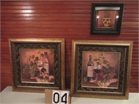 7 framed prints