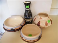 4 PC. NICE INDIAN POTTERY