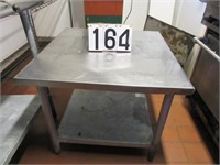 Stainless steel appliance table