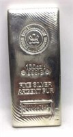 Royal Canadian Mint 100ozt. 999.9 Fine Silver Bar