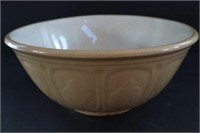Antique pottery mixing bowl no cracks 12"d