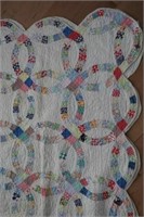 Antique hand made quilt Brides Pattern