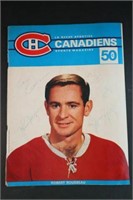 1967 Canadiens Mag Robert Rousseau with