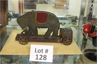 Vintage Elephant Pull Toy: