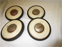 SET OF 4 STANDARD WAGON WHEELS