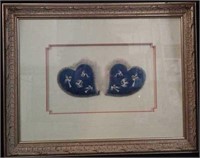 Exquisite Framed Hearts and Doves