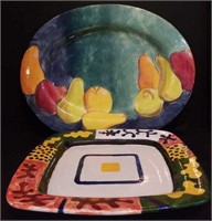 Colorful Serving Platters