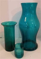 Teal Colored Glassware