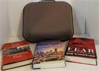 Lap Desk and Hard Cover Books