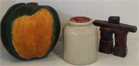 Ceramic Pumpkin, Jug and Decor
