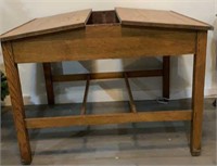 Unique Double Sided Wooden Desk