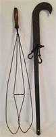 Antique Scale Arm and Rug Beater