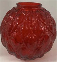 Red Glass Globe Lampshade