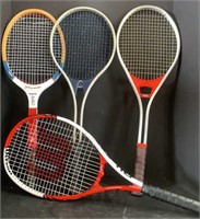 4 Tennis Rackets