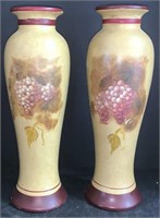 Hand Painted Ceramic Candle Holders