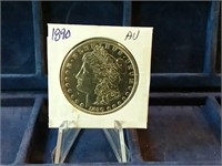 1890 Morgan Dollar AU