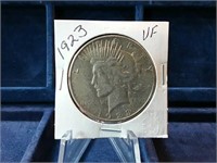 1923-S Peace Dollar (VF)