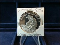 .999 1 Troy oz Silver Prospector Coin