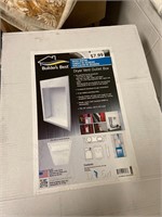 Dryer vent outlet box
