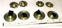 4 Pair of Brass Castanets