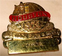 1974 Houston Rodeo Official Badge
