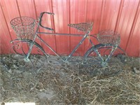 Metal Yard Art Bicycle