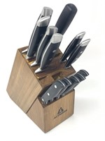 New Acoqoos 13 piece knife set with block