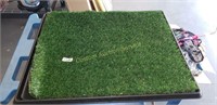 Artificial grass potty mat