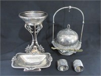 Lot:  Silver Plate Serving Pieces