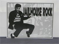 Elvis Jailhouse Rock metal sign