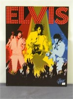 Elvis metal sign