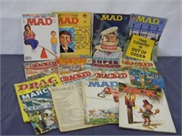 (16) Cracked/Mad magazines