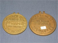 (2) Meter Badge plates