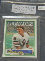 Jim McMahon 1983 Topps #33 Rookie card