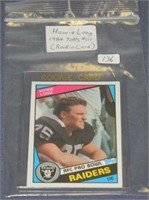 Howie Long 1984 Topps #111 Rookie card