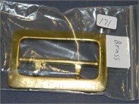 Brass belt buckle