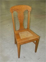 Antique wood kitchen chair