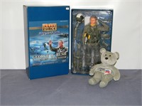 George W. Bush Elite force aviator & bear